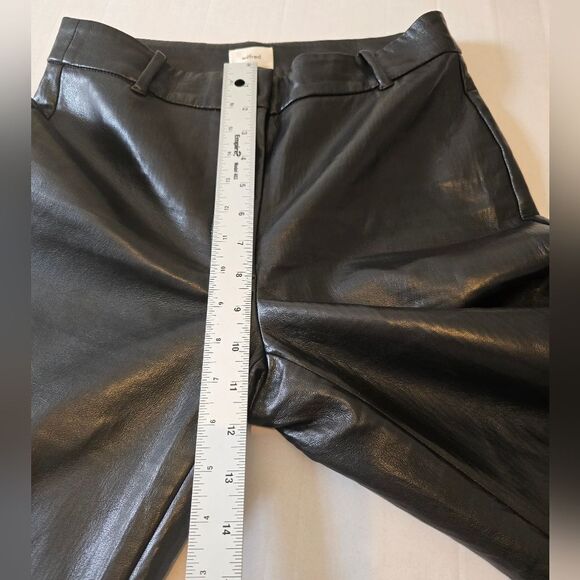 Aritzia Wilfred Cabaret Faux Leather Flare Pants Size 6 - Picture 7 of 11